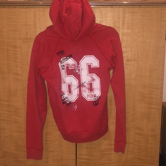 Victoria’s Secret Pink Rutgers Zip-Up Hoodie - Picture 2 of 4